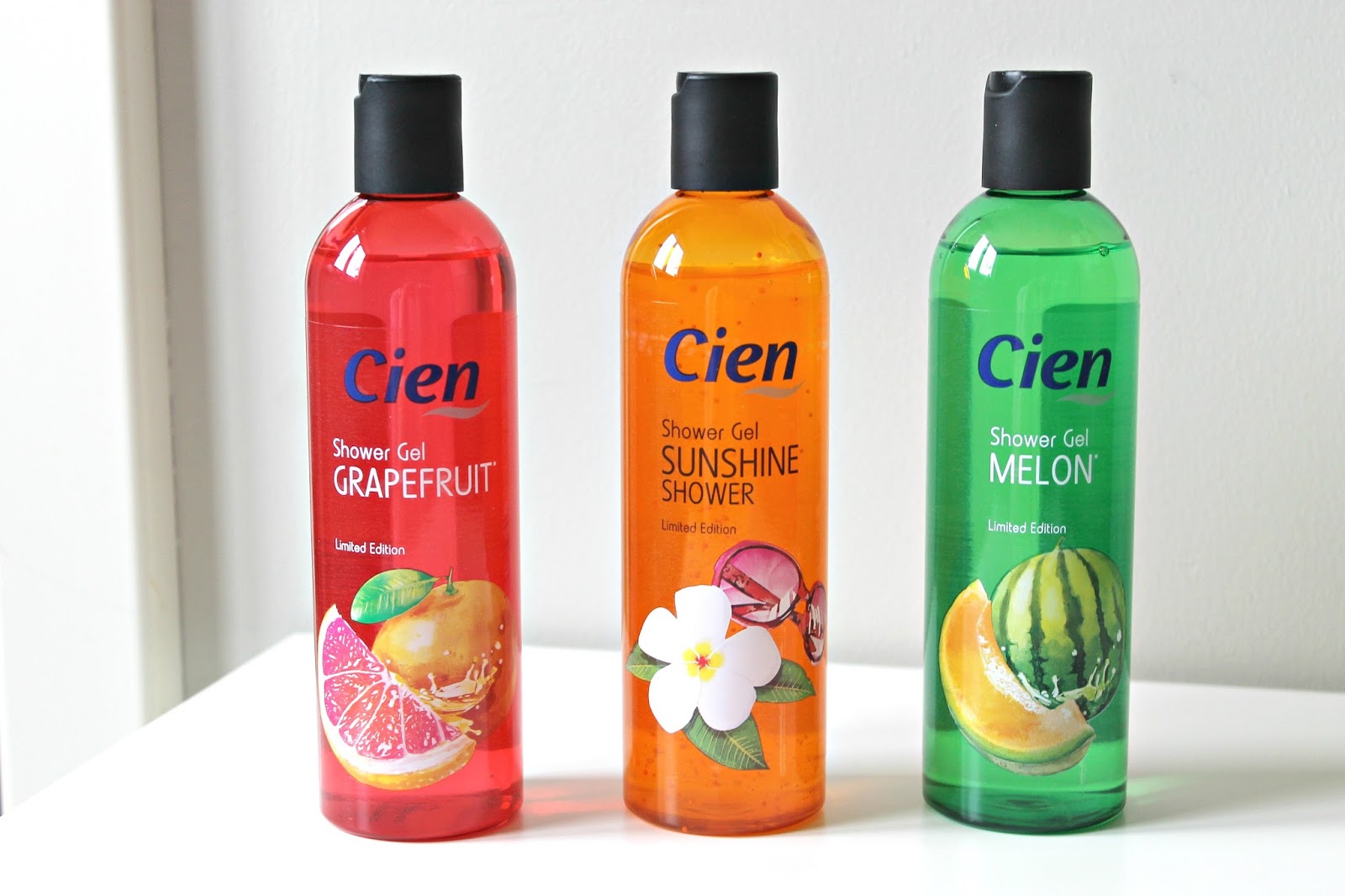 Cien shower gels limited edition