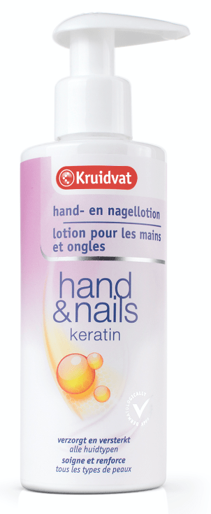 kruidvat hand- en nagellotion hand & nails keratin