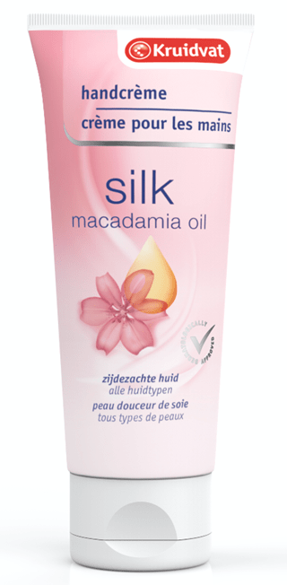 kruidvat silk handcrème macadamia oil