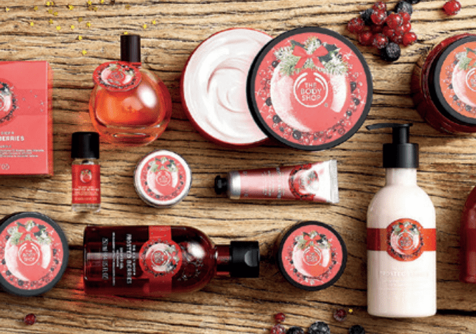 the body shop kerstcollectie 2016 frosted berries