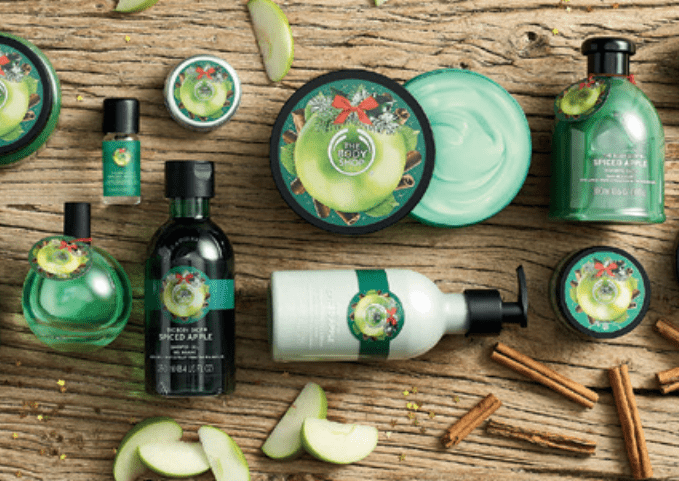 the body shop kerstcollectie 2016 spiced apple
